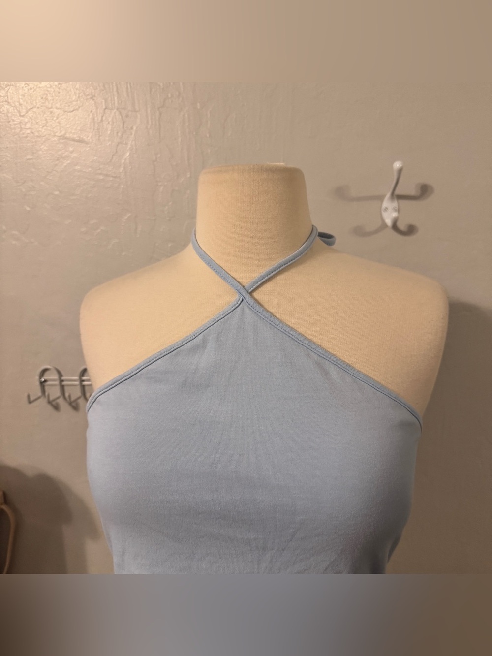 Light Blue Halter Top - Picture 2 of 6